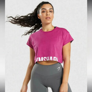 NWOT Gymshark Fraction Crop Top Size S